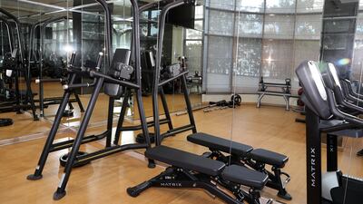 The building has a fully-equipped gym