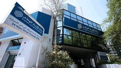 UNB reported earnings of Dh134.87 million for the fourth quarter, a 26.2 per cent decrease on the same period a year earlier. Paulo Vecina / The National