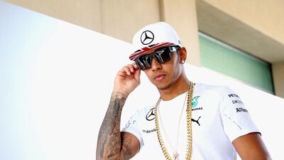 Mercedes driver Lewis Hamilton spoke with The National one day after winning the Abu Dhabi Grand Prix and securing the F1 world championship title. Clive Mason/Getty Images