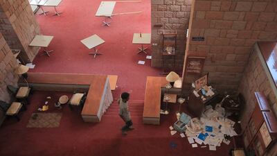 The Roha Hotel was damaged in fighting between the Ethiopian National Defence Force and the Tigray People's Liberation Front troops in Lalibela, Ethiopia. Reuters