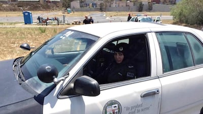 A unit from Abu Dhabi Police train with the Los Angeles Police Department as part of an expertise exchange programme.