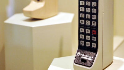 The Motorola DynaTAC 8000X needed 10 hours of charging for 30 minutes of talk time. Bloomberg