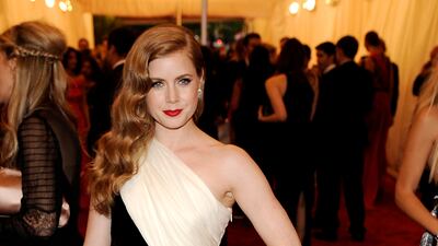 Amy Adams, in Giambattista Valli, arrives for the Met Gala at the Metropolitan Museum of Art in New York, US, on May 7, 2012. EPA