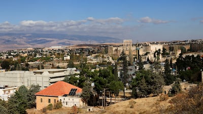 A view of the city of Baalbek in 2024. Reuters