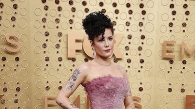 Halsey in Rami Kadi at the 71st annual Primetime Emmy Awards on September 22, 2019. EPA