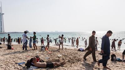 The weather should be a decent enough for a day at the beach. Antonie Robertson / The National