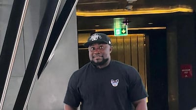 Ricardo Boygeh, a security guard from Liberia, escaped the deadly fire by clinging to the ledges of windows and dropping down to safety in a neighbour's apartment. Photo: Ricardo Boygeh
