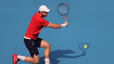 Andy Murray during his win against Matteo Berrettini in the China Open in Beijing, on Tuesday, October 1. Getty