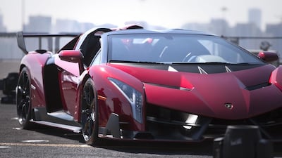 Only three Veneno coupes were built for customers and nine of these open-topped versions will ever emerge from the factory.