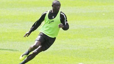 Papiss Cisse is now training on his own back in England after leaving Newcastle United’s pre-season camp in Portugal.