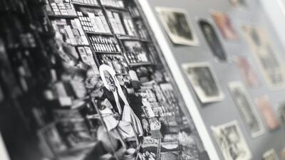 Najat Makki’s archive on display in her show: Luminescence. Reem Mohammed / The National