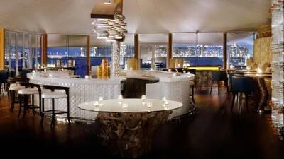 The 101 restaurant at the One & Only Hotel The Palm in Dubai. Courtesy One and Only Hotel