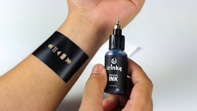 Customers can apply the temporary tattoos themselves with the help of stencils. There are no needles or pain involved.