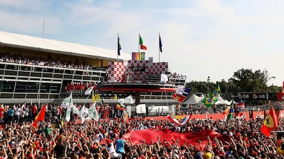 Tifosi invade in 2010. Getty