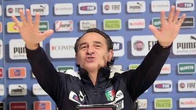 Italy coach Cesare Prandelli showed some excitement about recent Serie A signings during a press conference on Tuesday. Gabriele Maltinti / Getty Images