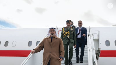 Sheikh Khaled has begun an official visit to Canada aimed at boosting bilateral ties. Photo: Abu Dhabi Media Office