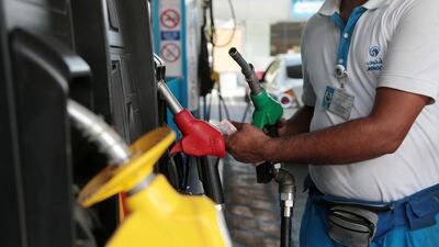UAE fuel prices are to fall in January for the fifth consecutive month. Christopher Pike / The National