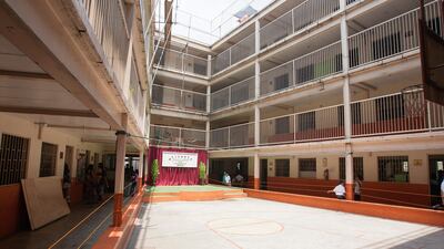 The Philippine Community Fund (PCF) School sits in the shadow of the original “Smokey Mountain� pile. Built two years ago, the facility is a four-storey quadrangle structure, made out of 74 shipping cargo containers that had been dumped on the nearby ???