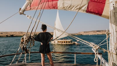 The Nile's winds prevail north-south, making for excellent sailing from Luxor to Aswan.