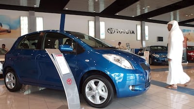 Toyota and Nissan are popular brands in the UAE due to their affordability and reliability. Manuel Salazar / The National