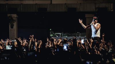 Divine is viewed as one of the leaders of India's growing hip-hop scene. Picture courtesy of Gltch.