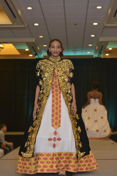 Very typical Kaba. Courtesy handwoven cotton fabric metallic embroidered on velvet.