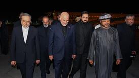 The Omani and Iranian foreign ministers during an Iranian visit to Oman. Photo: Foreign Ministry Oman