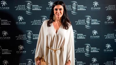 Nadine Labaki during the 17th Marrakech International Film Festival on December 7, 2018. AFP