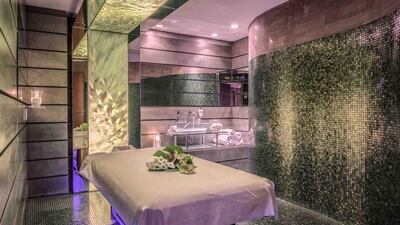 The spa’s forest treatment room. Courtesy Waldorf Astoria Hotels & Resorts
