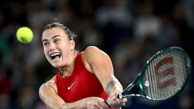 Aryna Sabalenka ended Coco Gauff's unbeaten start to the 2024 season. EPA