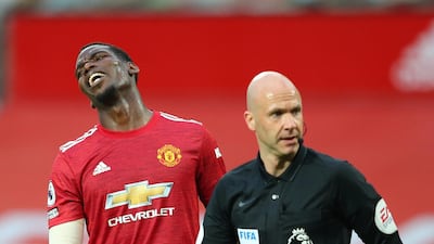 Manchester United's Paul Pogba didn't enjoy the occasion. Getty