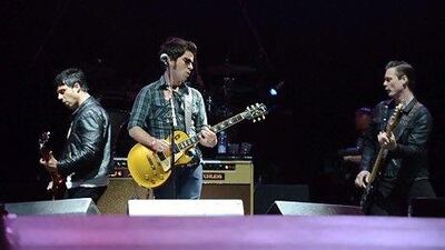 Stereophonics perform at the BT London Live Opening Ceremony Celebration Concert in Hyde Park in London in July during the opening ceremony of the London 2012 Olympic Games. Miguel Medina / AFP