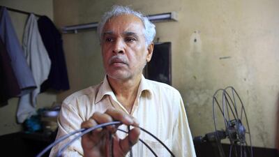 Jagjivan Maru is Maratha Mandir’s chief projectionist. He has been projecting this movie since it was released 19 years ago. Subhash Sharma for The National