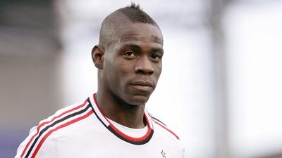 Athlete No 7: Mario Balotelli, AC Milan / Italy. Alberto Lingria / AFP