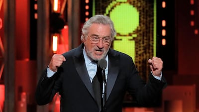 Robert De Niro at the Tony Awards in June where he delivered a scathing criticism of US President Trump. A suspicious package, thought to be an explosive device, was sent to Mr De Niro's restaurant in Tribeca, New York. Reuters