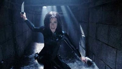 Kate Beckinsale plays Selene in Screen Gems' action movie Underworld: Evolution.