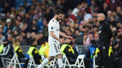 Nacho: Sent off against Ajax this week and against Levante last week. Now 29 and has started only 88 league matches in his Real career having come through the ranks. A squad player next season. Getty Images