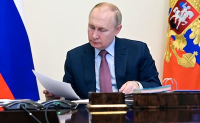 Russian President Vladimir Putin will speak to French counterpart Emmanuel Macron on Friday. AP