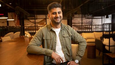 Mohamed Sufyan is trying to maintain a balance between spending and saving. Antonie Robertson / The National