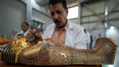 One of the most popular replicas is a miniature sarcophagus. Reuters