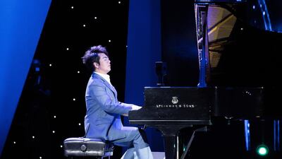 Pianist Lang Lang performs at a concert for celebrating the 70th anniversary of the United Nations at Renmin University of China in June 2015 in Beijing, China. ChinaFotoPress / ChinaFotoPress via Getty Images