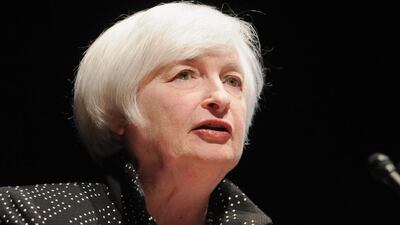 Federal Reserve chairwoman Janet Yellen speaks at the University of Massachusetts. The effects of American economic policy in Turkey and South Africa could end up changing critical geopolitical calculations in the Middle East. Jessica Hill / AP Photo