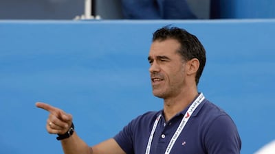 Coach Luis Garcia parted ways with Baniyas with still three months of his contract left at the Arabian Gulf League club. Jeffrey E Biteng / The National