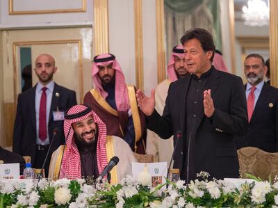 Saudi Crown Prince Mohammed bin Salman and Pakistani Prime Minister Imran Khan signed investment deals worth $20 billion. EPA