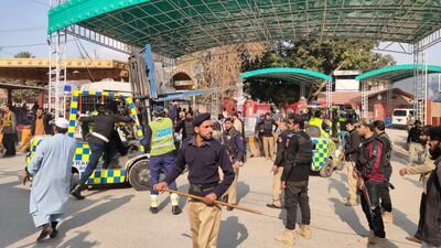 Several of the wounded were in a critical condition, a hospital official said, with the death toll expected to rise. EPA