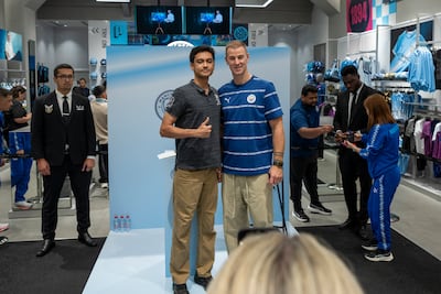 Former Manchester City goalkeeper meets fans in Dubai. Ahmed Ramzan / The National
