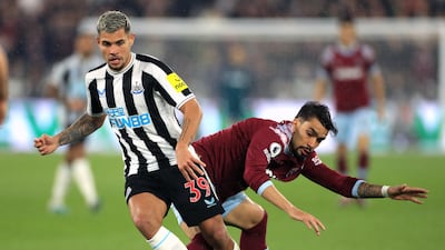 Bruno Guimaraes 7: Hit own post in opening minute and gave away clumsy free-kick on edge of box that ended with Paqueta’s effort being saved. The usual fine distribution from Brazilian, though, who supplied an excellent ball for Joelinton’s second goal. PA