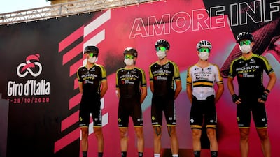 The Mitchelton-Scott team withdrew before Stage 10 of the Giro d'Italia after four of its staff members tested positive. That came after Mitchelton-Scott team leader Simon Yates withdrew before Saturday’s eighth stage after also contracting Covid-19. AP