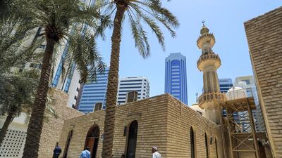 Ateeq bin Rashid mosque in Abu Dhabi. Victor Besa / The National Reporter