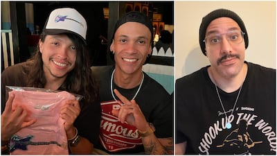 The organisers of the event are friends David Celis, Pedro Maggion and Rami Boraie. Photo: Pedro Maggion